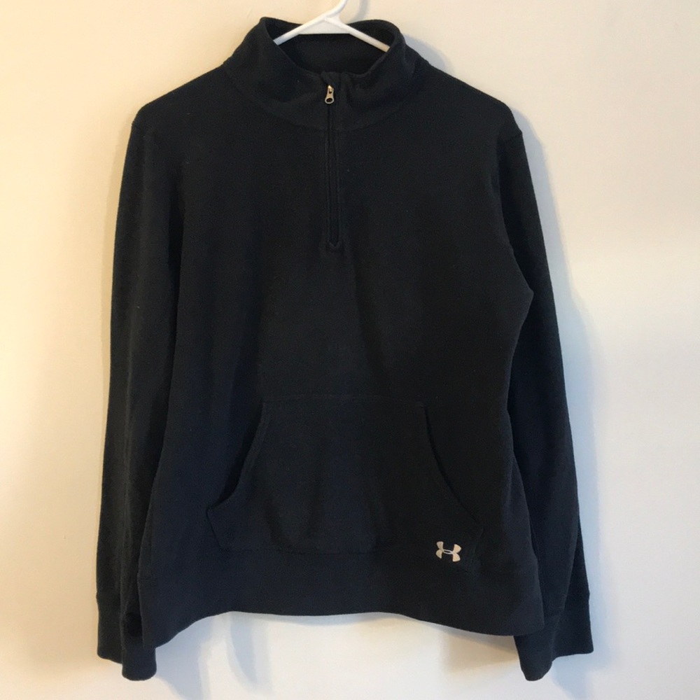 1/4 Black Under Armour Fleece
